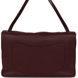 Chanel Maxi "Souplissimo" Large Flap Bag Dark Burgundy Grained Calfskin Gold Hardware - Thumbnail View 4