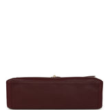 Chanel Maxi "Souplissimo" Large Flap Bag Dark Burgundy Grained Calfskin Gold Hardware - Thumbnail View 7