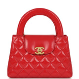 Chanel Small Kelly Shopper Dark Red Shiny Aged Calfskin Brushed Gold Hardware - Thumbnail View 1