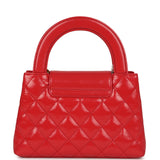 Chanel Small Kelly Shopper Dark Red Shiny Aged Calfskin Brushed Gold Hardware - Thumbnail View 4