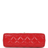 Chanel Small Kelly Shopper Dark Red Shiny Aged Calfskin Brushed Gold Hardware - Thumbnail View 6