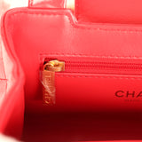 Chanel Small Kelly Shopper Dark Red Shiny Aged Calfskin Brushed Gold Hardware - Thumbnail View 10