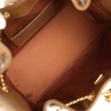 Chanel Small 25 Hobo Bag Brown Shiny Caviar Gold Hardware - Thumbnail View 8