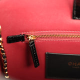 Chanel Mini Cerf Shopping Bag Black Croc Embossed Calfskin Gold Hardware - Thumbnail View 9