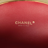 Chanel Half Moon Clutch Bag Khaki Croc Embossed Calfskin Gold Hardware - Thumbnail View 8
