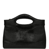 Chanel 31 Clutch with Chain Black Lizard Embossed Calfskin Gold Hardware - Thumbnail View 4