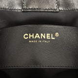 Chanel Mini Coco Base Bag Burgundy Suede, Black Lambskin Gold Hardware - Thumbnail View 9