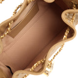 Chanel Mini 25 Hobo Bag Light Brown Caviar Gold Hardware - Thumbnail View 9