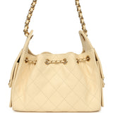 Chanel Mini 25 Hobo Bag Ecru Caviar Gold Hardware - Thumbnail View 4