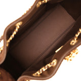 Chanel Mini 25 Hobo Bag Dark Brown Suede Gold Hardware - Thumbnail View 8