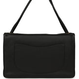 Chanel Maxi "Souplissimo" Large Flap Bag Black Grained Calfskin Gold Hardware - Thumbnail View 4