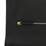Chanel Maxi "Souplissimo" Large Flap Bag Black Grained Calfskin Gold Hardware - Thumbnail View 8