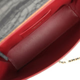 Chanel Top Handle Envelope Flap Bag Grey Croc Embossed Calfskin Gold Hardware - Thumbnail View 9