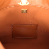Chanel Small Coco Base Hobo Bag  Beige Suede, Camel Lambskin Brushed Gold Hardware - Thumbnail View 11