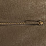 Chanel Maxi "Souplissimo" Large Flap Bag Dark Khaki Grained Calfskin Gold Hardware - Thumbnail View 8