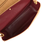 Chanel Maxi "Souplissimo" Small Flap Bag Camel Croc Embossed Suede Gold Hardware - Thumbnail View 11