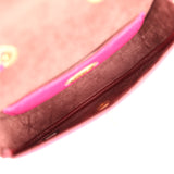 Chanel Mini Flap Bag with Round Coin Pouch Fuchsia Calfskin Antique Gold Hardware - Thumbnail View 15