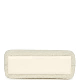 Chanel Small Kelly Shopper White Shearling Gold Hardware - Thumbnail View 6