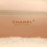 Chanel Small Kelly Shopper White Shearling Gold Hardware - Thumbnail View 9
