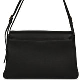 Chanel Trapezoid Maxi Flap Bag Black Grained Calfskin Gold Hardware - Thumbnail View 4