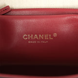 Chanel Trapezoid Maxi Flap Bag Black Grained Calfskin Gold Hardware - Thumbnail View 10