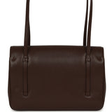 Chanel Small Preppy Coco Flap Bag Dark Brown Shiny Caviar Brushed Gold Hardware - Thumbnail View 4