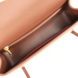 Chanel Small Preppy Coco Flap Bag Dark Brown Shiny Caviar Brushed Gold Hardware - Thumbnail View 8