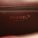 Chanel Small Preppy Coco Flap Bag Dark Brown Shiny Caviar Brushed Gold Hardware - Thumbnail View 9