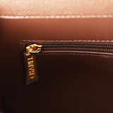 Chanel Small Preppy Coco Flap Bag Dark Brown Shiny Caviar Brushed Gold Hardware - Thumbnail View 10