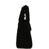 Chanel Small Kelly Shopper Black Shearling Gold Hardware - Thumbnail View 3