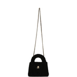 Chanel Small Kelly Shopper Black Shearling Gold Hardware - Thumbnail View 7