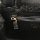 Chanel Small Kelly Shopper Black Shearling Gold Hardware - Thumbnail View 10