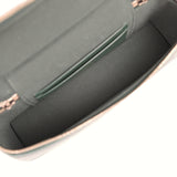 Chanel Top Handle Long Vanity Case with Chain Dark Green Caviar Light Gold Hardware - Thumbnail View 8