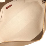 Chanel Large Zipped Pouch Dark Khaki Grained Calfskin Gold Hardware - Thumbnail View 8