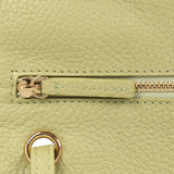 Chanel Mini "Souplissimo" Flap Bag Green Grained Calfskin Gold Hardware - Thumbnail View 8