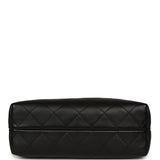 Chanel Small Coco Base Hobo Bag Khaki Suede, Black Lambskin Gold Hardware - Thumbnail View 6