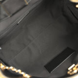 Chanel Small Coco Base Hobo Bag Khaki Suede, Black Lambskin Gold Hardware - Thumbnail View 8