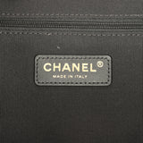 Chanel Small Coco Base Hobo Bag Khaki Suede, Black Lambskin Gold Hardware - Thumbnail View 9