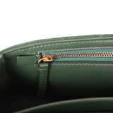 Chanel Mini "Souplissimo" Flap Bag Dark Green Suede Gold Hardware - Thumbnail View 11