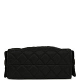 Chanel Mini 25 Hobo Bag Black Nylon, Calfskin Gold Hardware - Thumbnail View 6