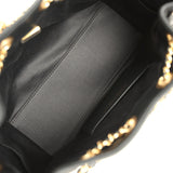 Chanel Mini 25 Hobo Bag Black Nylon, Calfskin Gold Hardware - Thumbnail View 9
