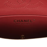 Chanel Mini "Souplissimo" Flap Bag White Grained Calfskin Gold Hardware - Thumbnail View 9