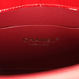 Chanel Top Handle "Turn Around" Clutch with Chain Red Croc Embossed Calfskin Gold Hardware - Thumbnail View 7