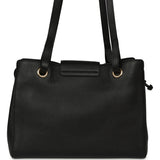 Chanel Small Shopping Tote Black Grained Calfskin Gold Hardware - Thumbnail View 6