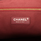 Chanel Small Shopping Tote Black Grained Calfskin Gold Hardware - Thumbnail View 12