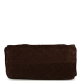 Chanel Mini 25 Hobo Bag Dark Brown Suede Gold Hardware - Thumbnail View 6
