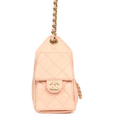 Chanel Mini 25 Hobo Bag Pink Caviar Gold Hardware - Thumbnail View 3