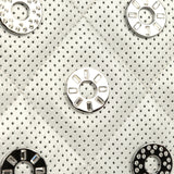 Pre-owned Chanel Small "Eyelets" Flap Bag Silver Metallic Perforated Calfskin Ruthenium Hardware - Thumbnail View 9