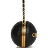 Chanel Coco Sphere Minaudiere Black Lambskin Brushed Gold Hardware - Thumbnail View 3