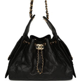 Chanel Small 25 Hobo Bag Black Caviar Gold Hardware - Thumbnail View 1